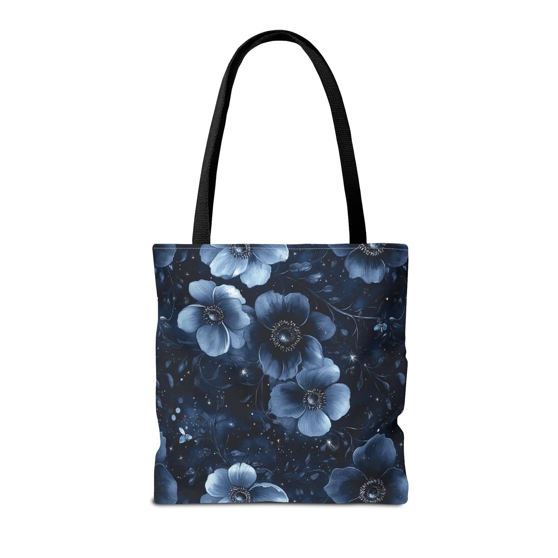 Midnight Blossoms Canvas Tote Bag