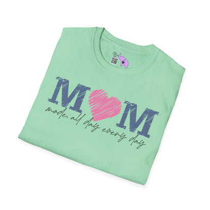 Mom Mode All Day Everyday Adult T-shirt