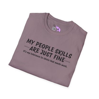 My People Skills Are Just Fine... Adult T-shirt