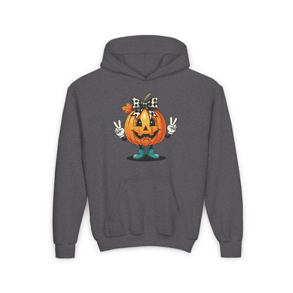 Pumpkin Peace Youth Heavy Blend Hoodie