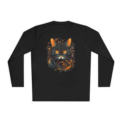 Creepy Black Cats 5 Adult Long Sleeve Tee