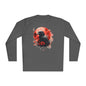 Creepy Raven with Full Moon Adult Long Sleeve Tee
