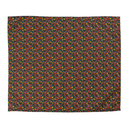 Humming Bloom Microfiber Duvet Cover