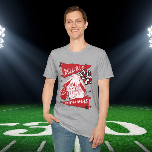 Bellville Brahmas #1 Adult T-shirt