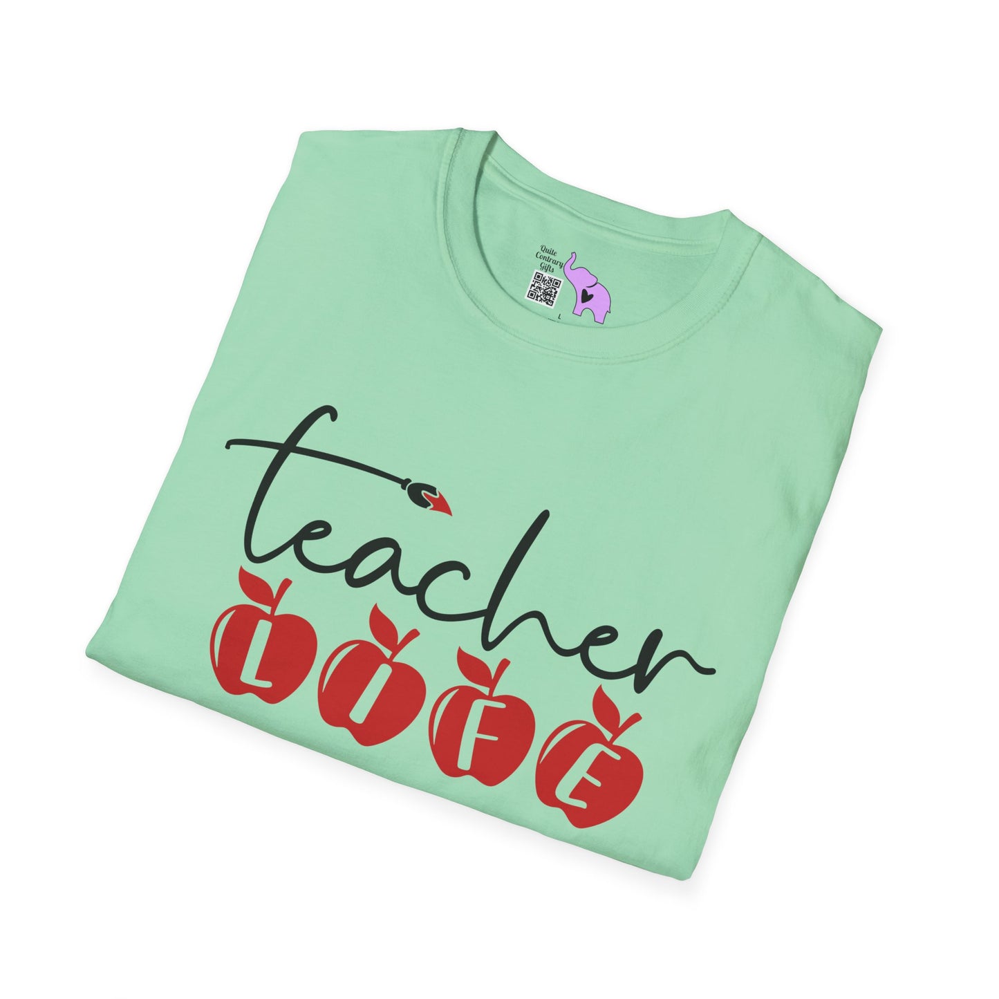 Teacher Life (Apples) Adult T-shirt
