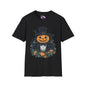 Halloween Pumpkin Man Adult T-shirt