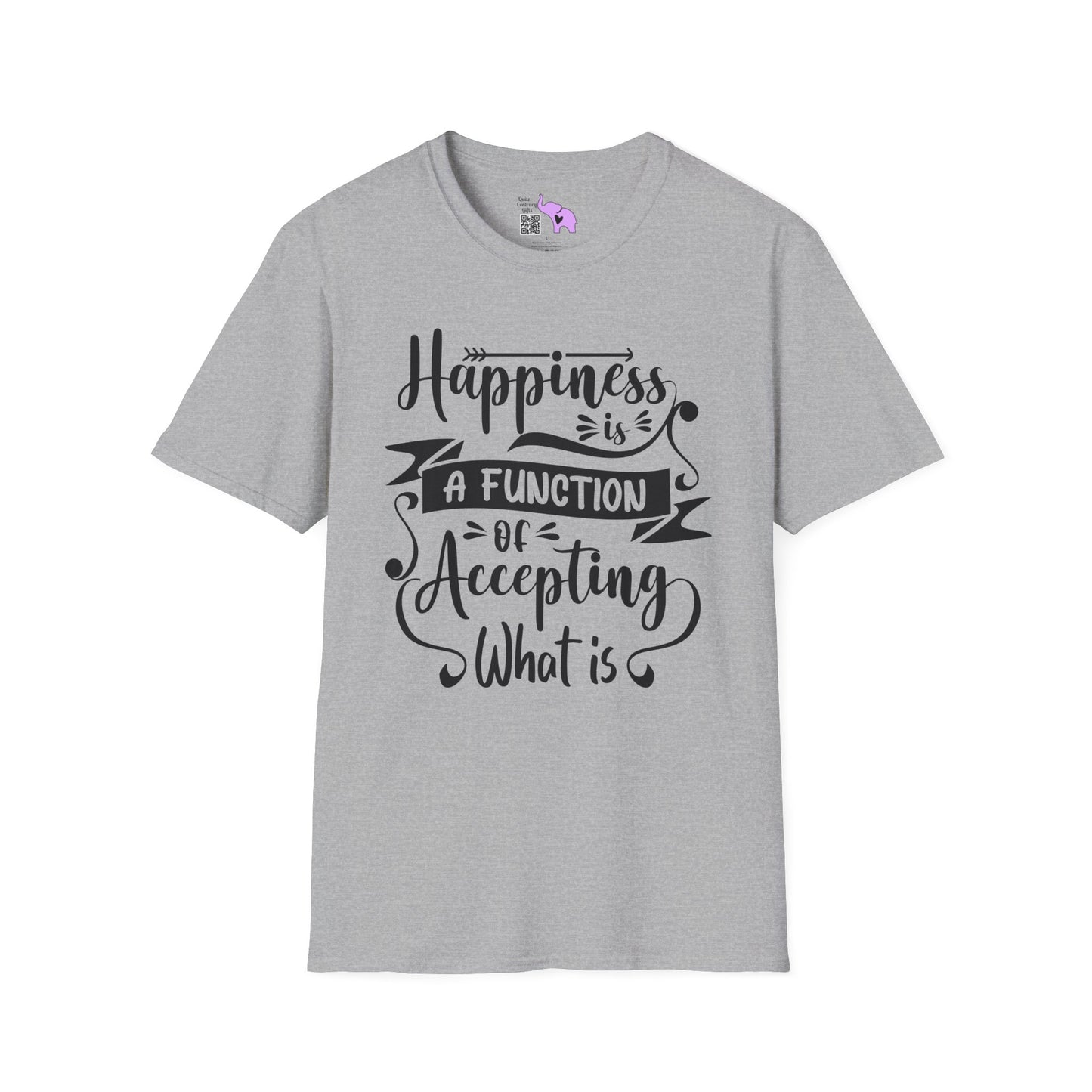 Happiness is a Function of Accepting What Is T-shirt