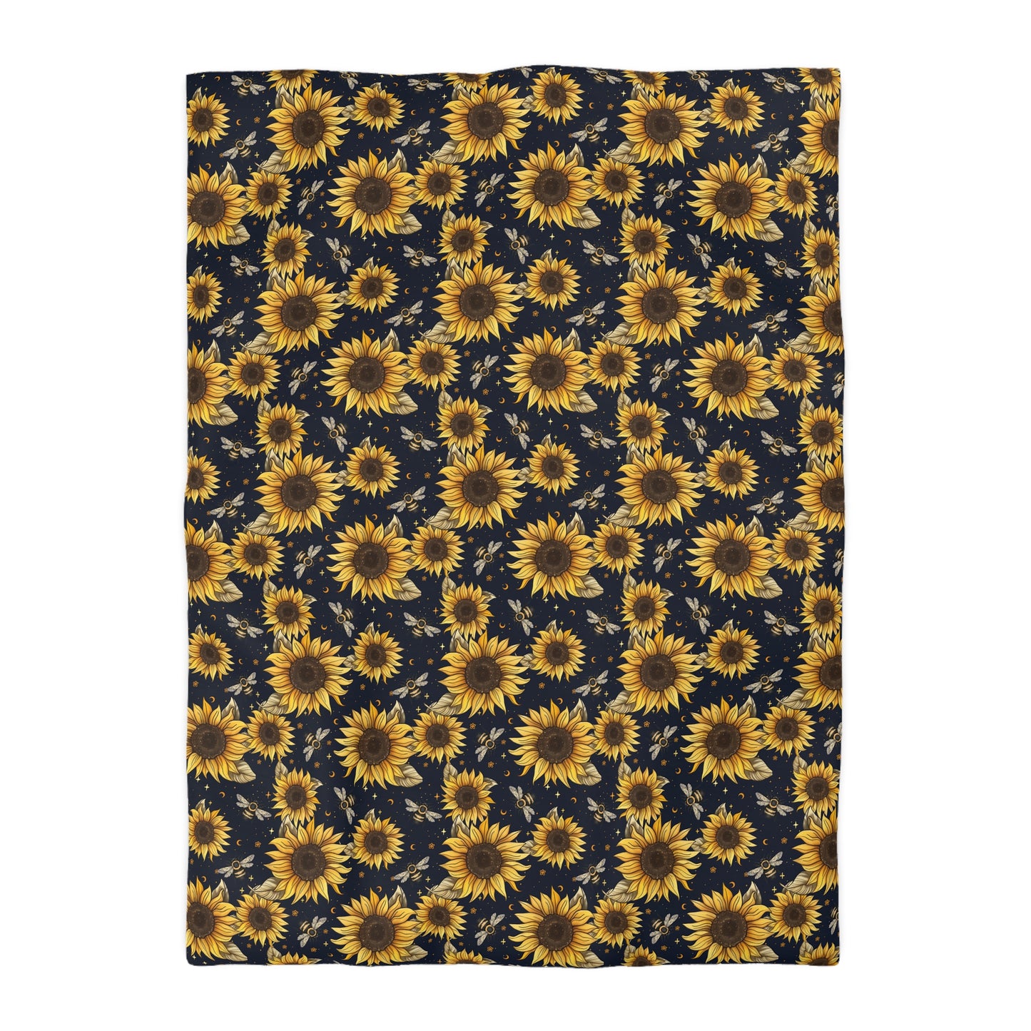 Sunflowers & Bees Duvet Bedding Set