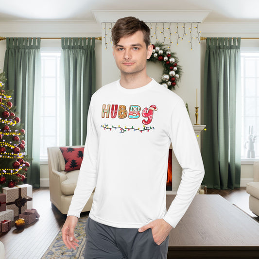 Christmas Hubby Adult Long Sleeve Tee