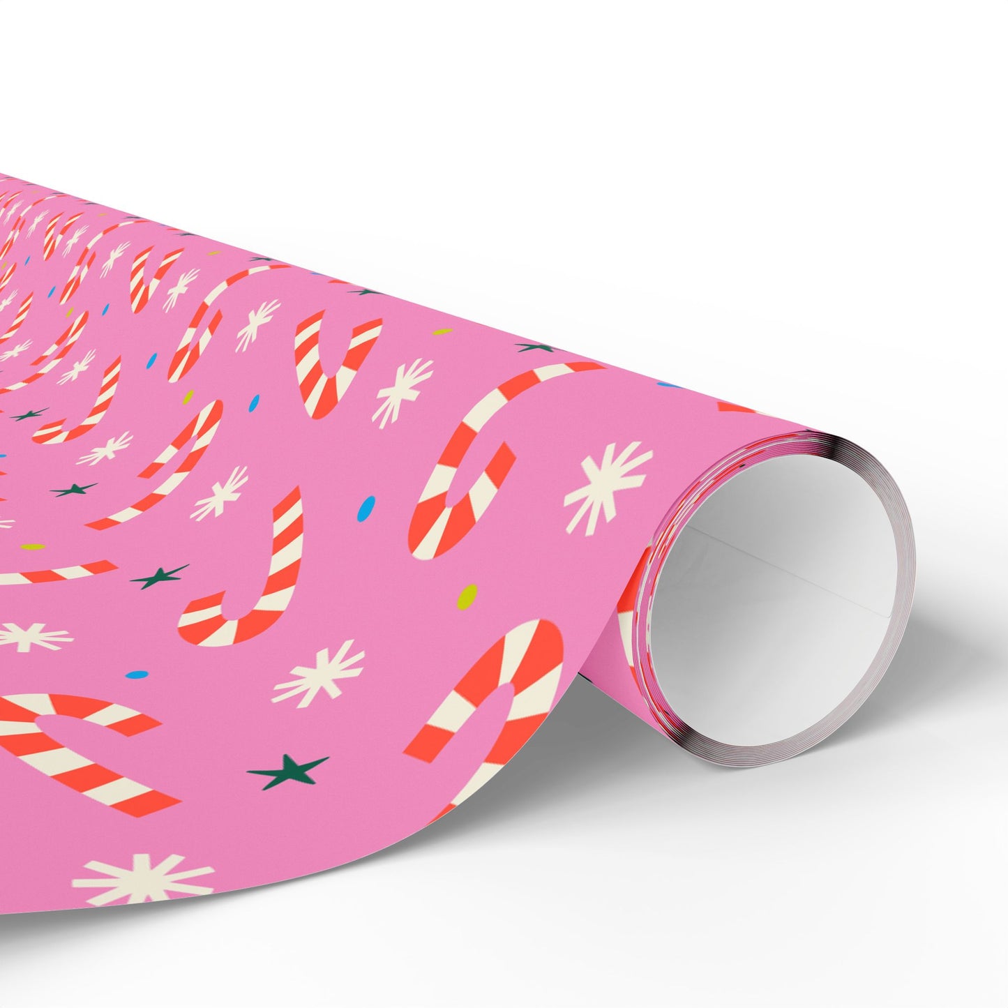 Peppermint Wishes Wrapping Paper