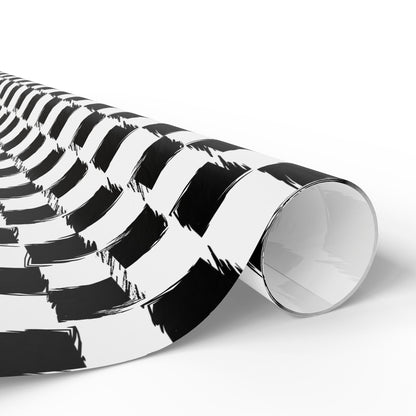 Distorted Check Wrapping Paper