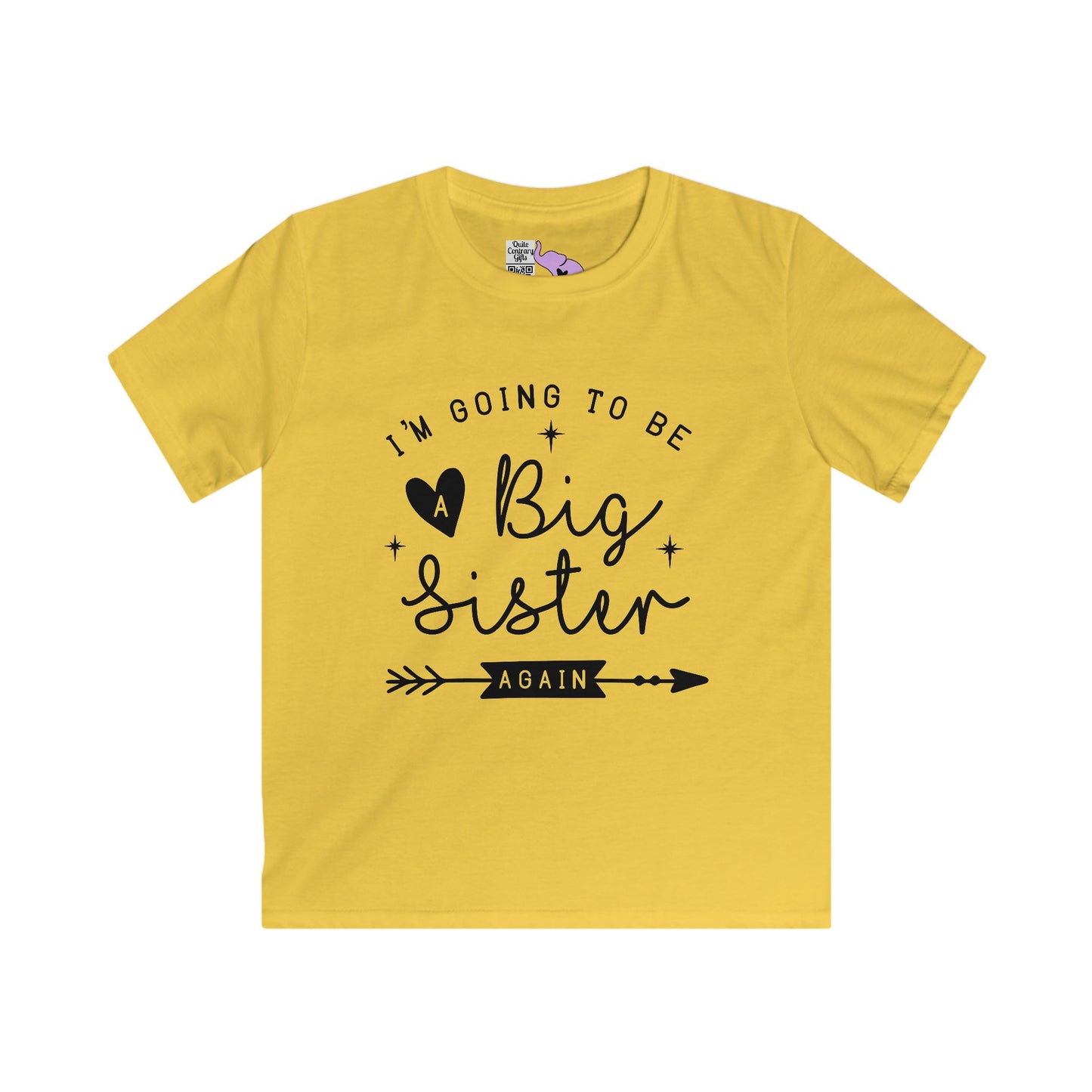 I'm Going To Be A Big Sister Again Youth Softstyle Tee