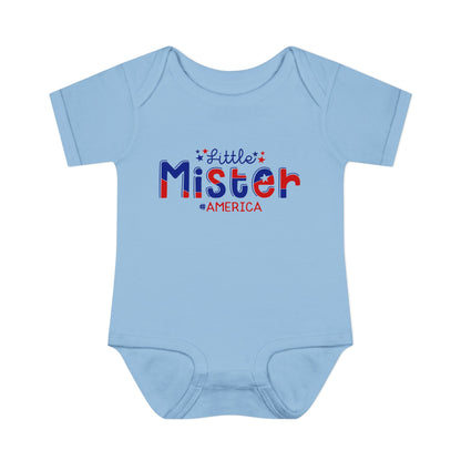 Little Mister America Baby Rib Bodysuit
