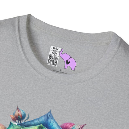 Colorful Rose Adult T-shirt