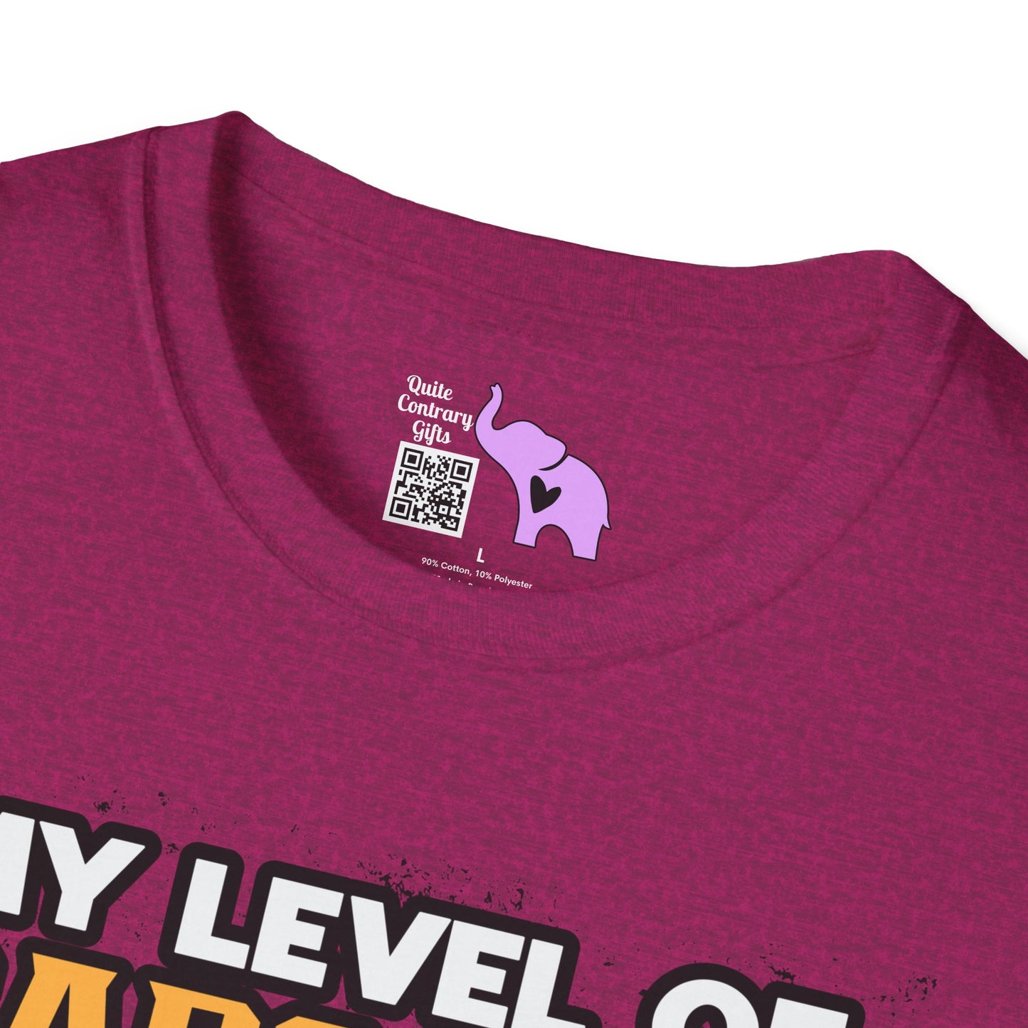 My Level of Sarcasm Adult T-shirt