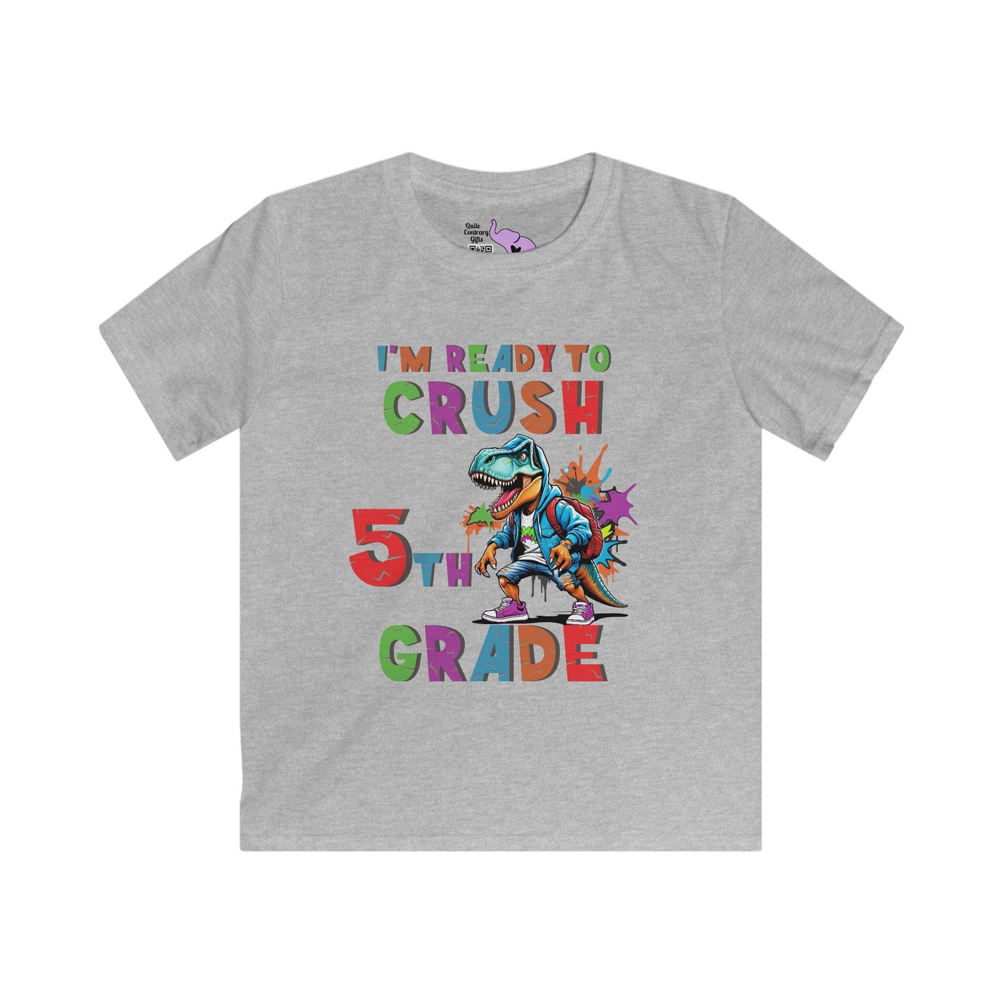 I'm Ready To Crush 5th Grade Youth Softstyle Tee