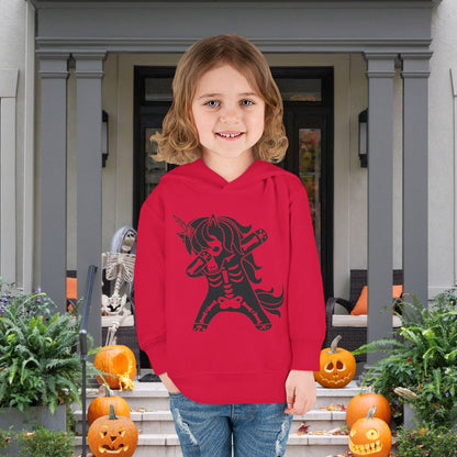 Dabbing Unicorn Skeleton Toddler Hoodie