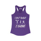 I Don't Sweat, I Shine Women's Ideal Racerback Tank