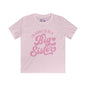 I'm Going To Be A Big Sister (Pink Script) Youth Softstyle Tee