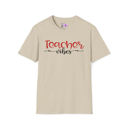 Teacher Vibes Adult T-shirt