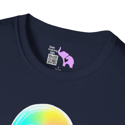 Neon Ghostly Boo Adult Unisex Tshirt