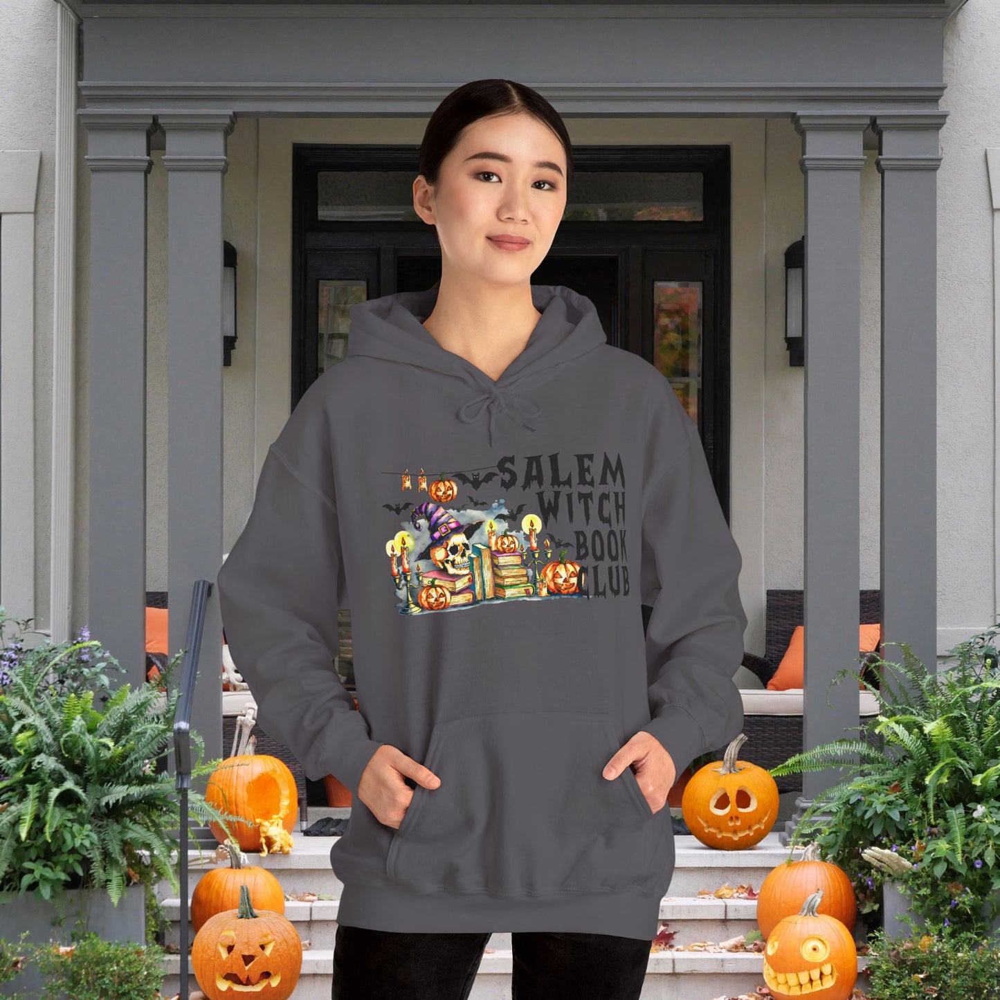 Salem Witch Book Club Heavy Blend™ Hooded Sweatshirt