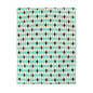 Teal/White Harlequin Microfiber Duvet Cover