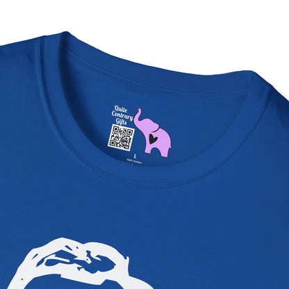 Abraham Lincoln w/Flag Sunglasses Adult T-shirt