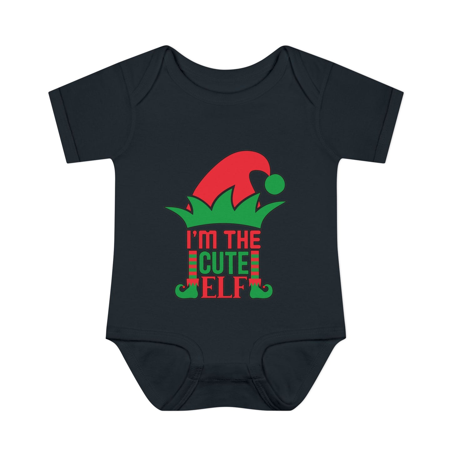 I'm The Cute Elf Infant Baby Rib Bodysuit