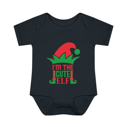 I'm The Cute Elf Infant Baby Rib Bodysuit