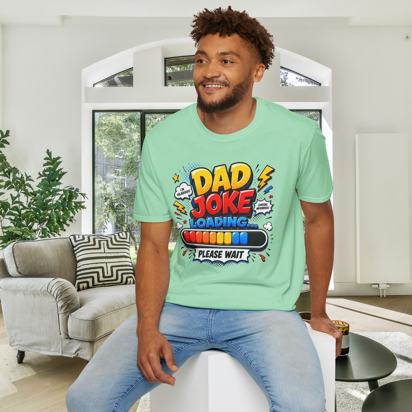 Dad Joke Loading Please Wait Adult T-shirt