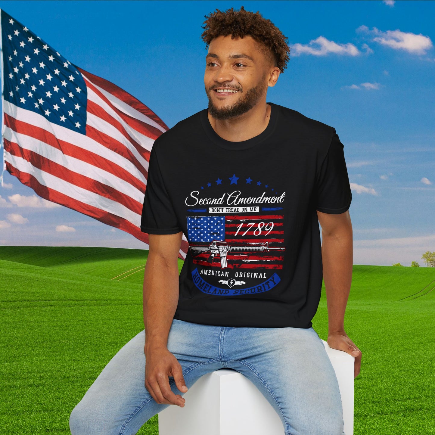 Second Amendment American Original Homeland Security Adult T-Shirt