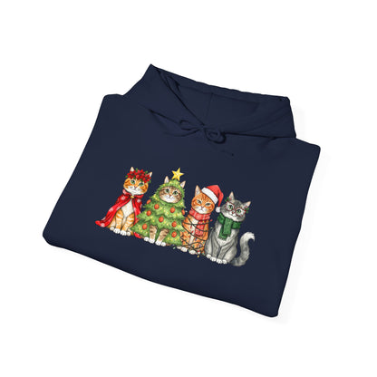 Purrfectly Festive Adult Heavy Blend™ Hoodie