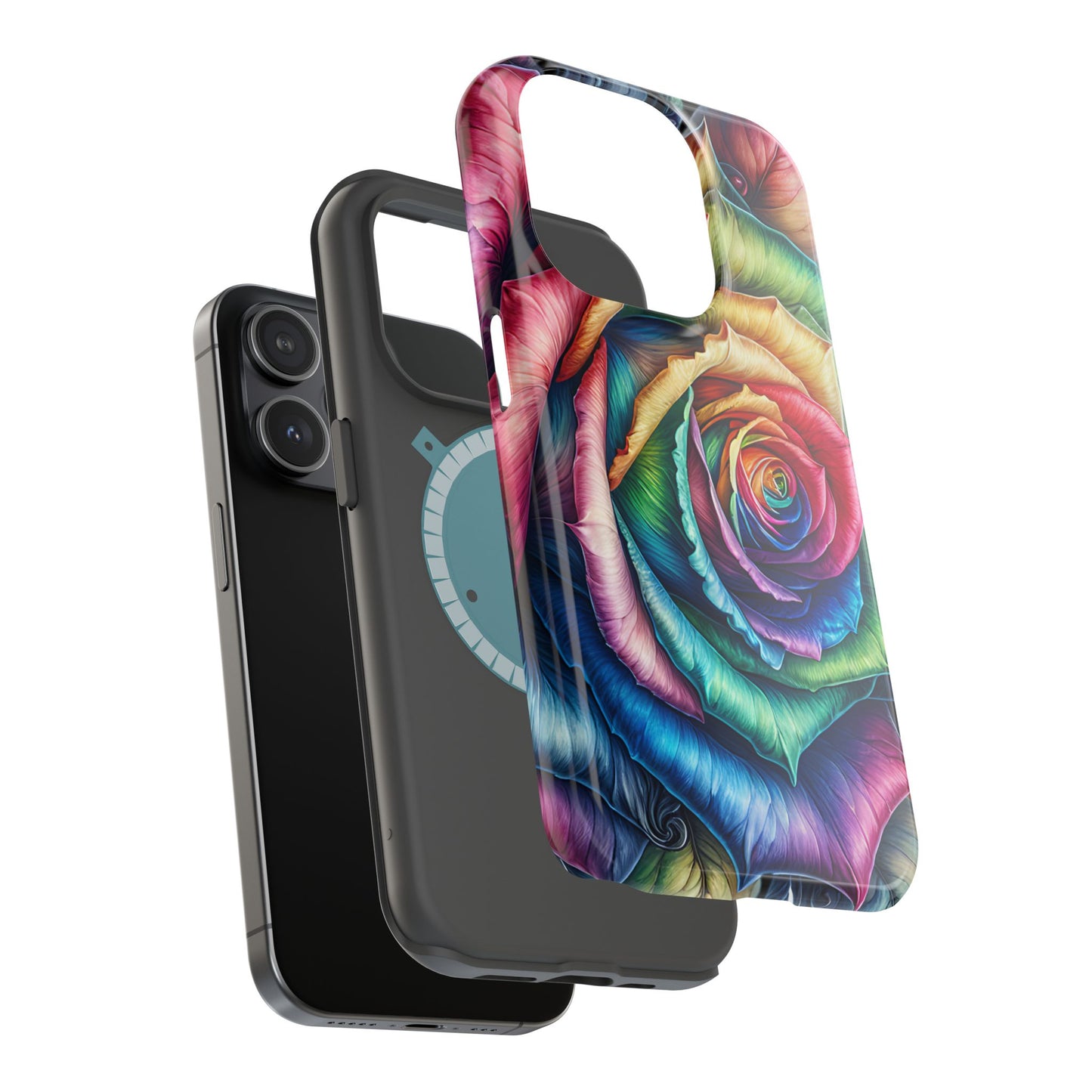 Colorful Rose MagSafe® Compatible Tough Case for iPhone