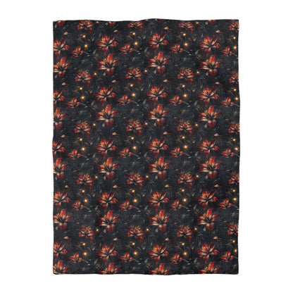 Fire Lilly Dreams Microfiber Duvet Cover
