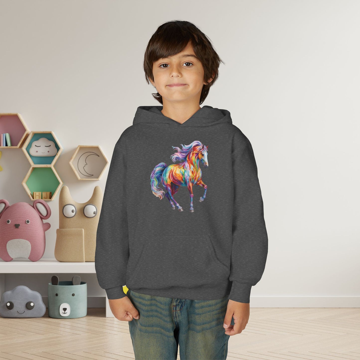 Dreamscape Stallion Youth Heavy Blend Hoodie