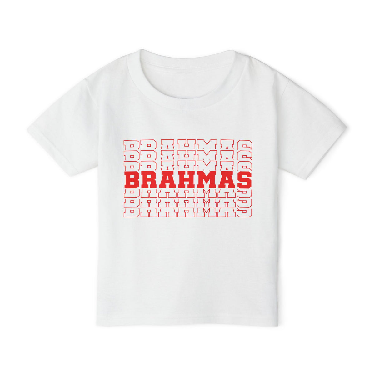Brahmas (Stacked) Heavy Cotton™ Toddler T-shirt
