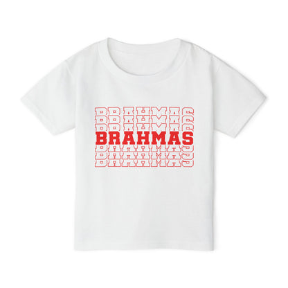 Brahmas (Stacked) Heavy Cotton™ Toddler T-shirt