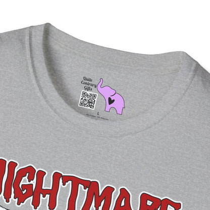 Nightmare Before Coffee (Voodoo Bunny/Skull) Adult T-shirt