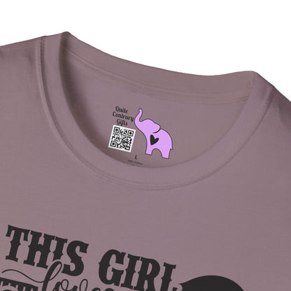 This Girl Loves Country Music Adult T-shirt