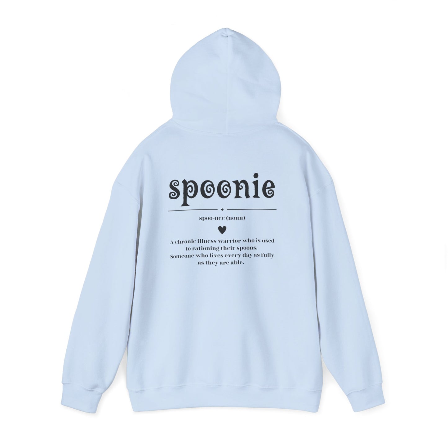Spoonie Warrior Definition Heavy Blend™ Hooded Sweatshirt