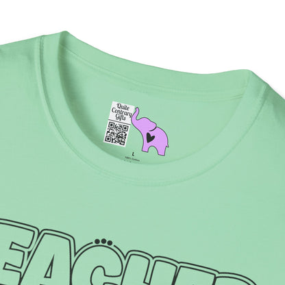 Teacher Definition: Lesson Planned, Class Unplanned, Chaos Guaranteed Adult T-shirt