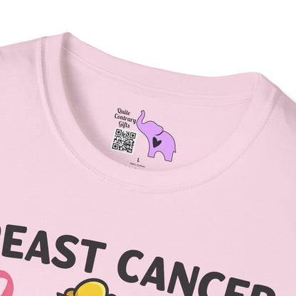 Breast Cancer Messed With The Wrong Chick Adult Unisex Tshirt