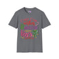 Candy Cane Wishes & Mistletoe Kisses Adult T-shirt