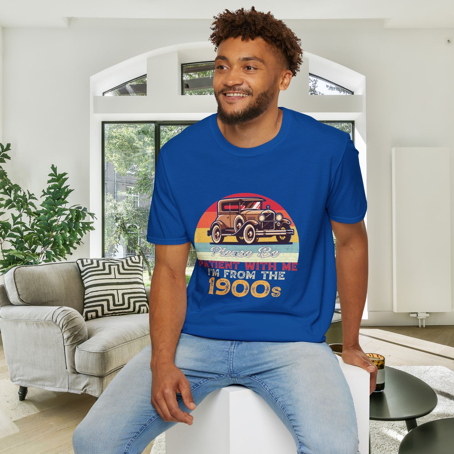 Please Be Patient With Me I'm From The 1900's (Classic Car) Adult T-shirt
