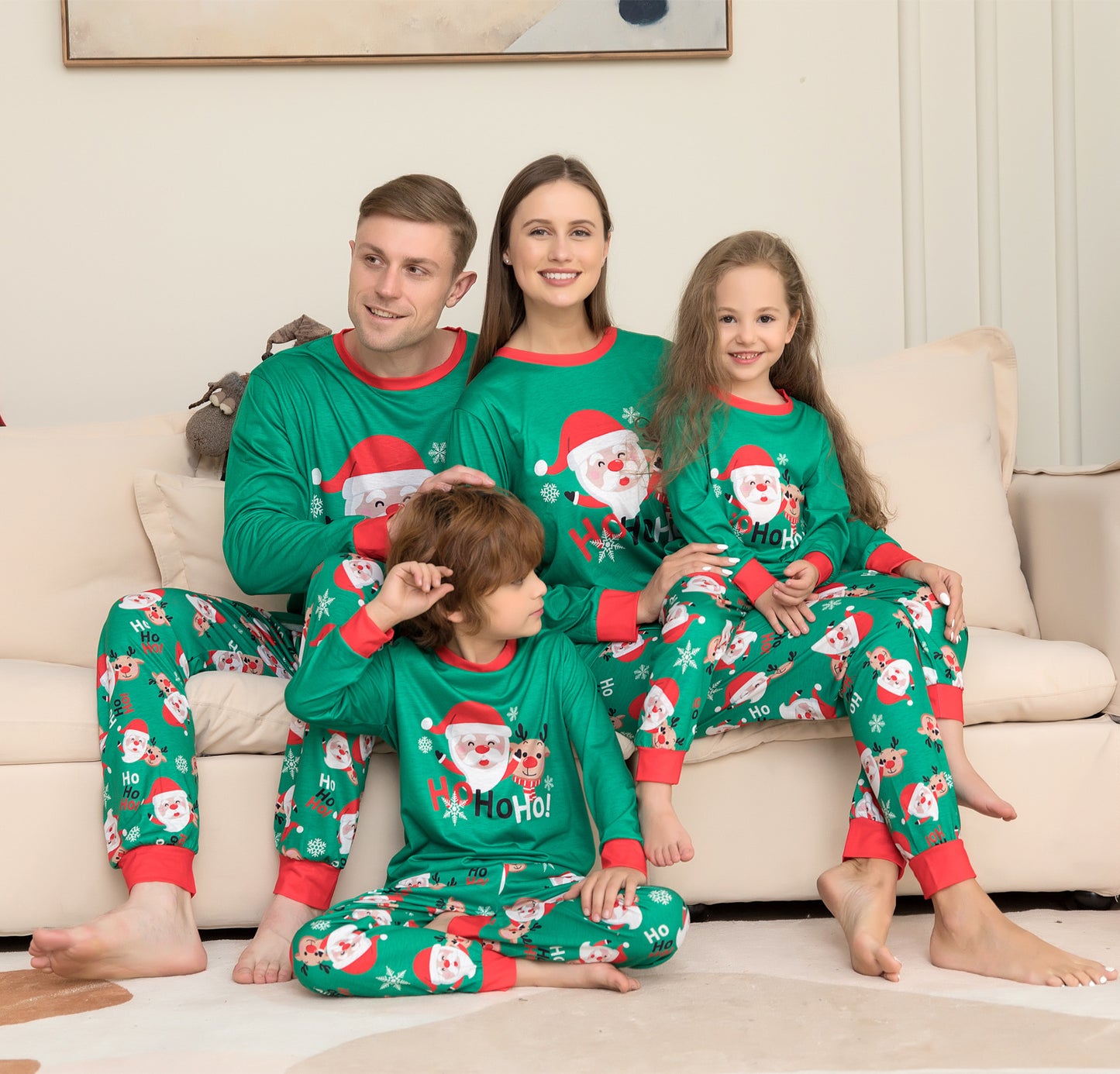Santa Parade Family Pajamas