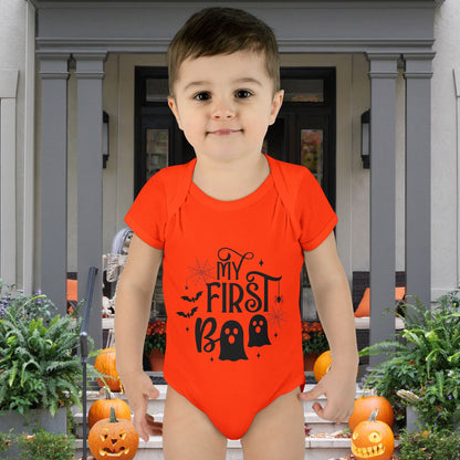 My First Boo Infant Baby Rib Bodysuit