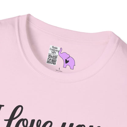 I Love You to the Beach and Back Adult T-shirt