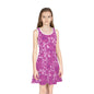 Blush Peony Garden Girls' Sleeveless Sundress