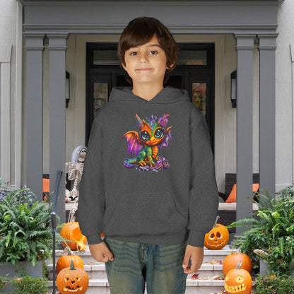 Colorful Baby Dragon Youth Hoodie